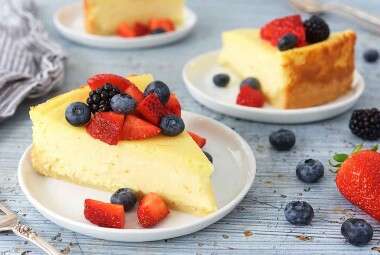 Creamy Vanilla-Orange Cheesecake