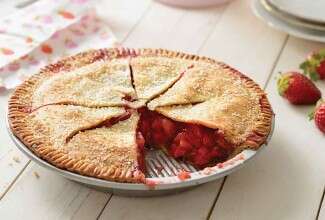 Gluten-Free Strawberry-Rhubarb Pie