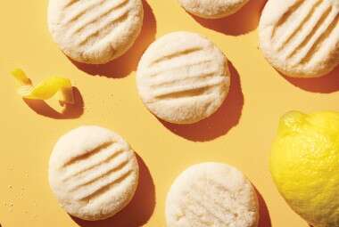 Whipped Lemon Shortbread